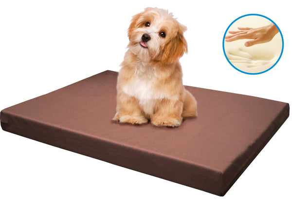 Memory Foam Crate Pads for Dogs with Waterproof shops Liner - White Sand