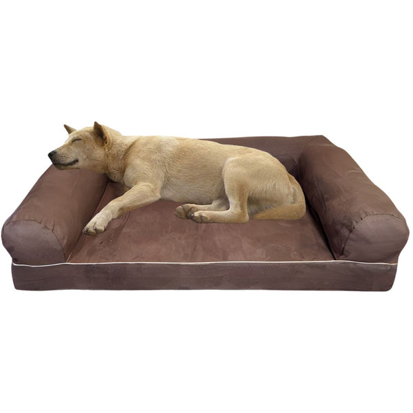 Premium Orthopedic Gel Memory Foam Pet Sofa Bed  - 2 Sizes in 3 Colors