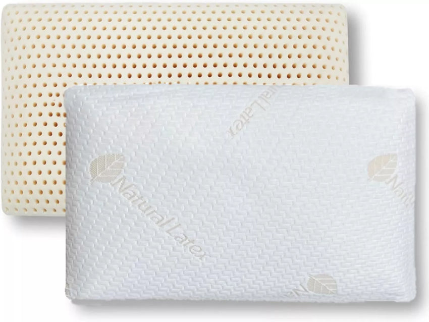 Talalay Latex Pillow Medium Support Bed Pillow Relieve Neck Pain Memory Foam